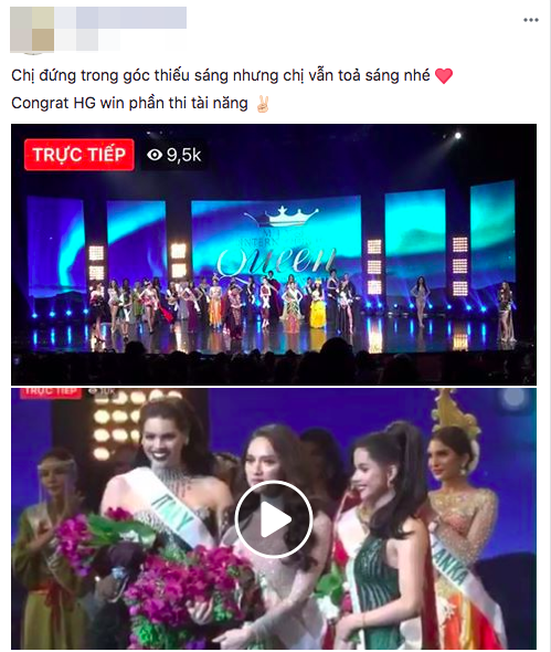 Khoảnh khắc Hương Giang một mình trong góc tối rồi toả sáng trên sân khấu với giải Tài năng đang hot trên mạng xã hội